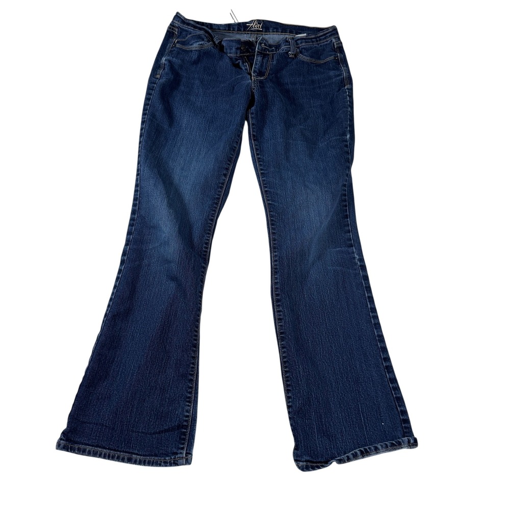 Old Navy Flirt Jeans Womens 10 Regular Dark Wash Bootcut Denim Blue Flare Leg